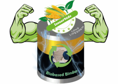 Innovative Biobased Thermoplastic Binders for Sustainable Lithium-Ion Batteries